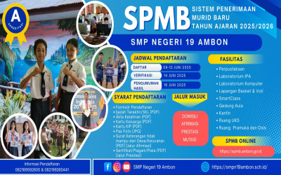 SPMB SMP NEGERI 19 AMBON